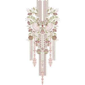 Neck Flower Embroidery Design