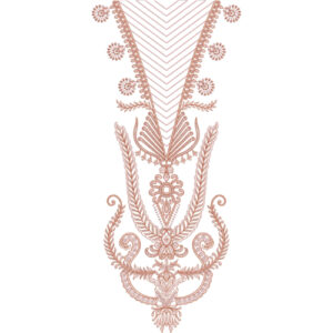 Neckline Embroidery Design