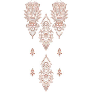 Beautiful Neck Embroidery Design