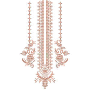 Unique Neck Embroidery Design