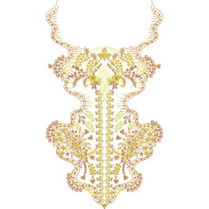 Beautiful Neck Embroidery Design