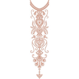 Simple Neck Embroidery Design