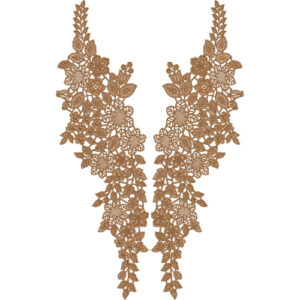 Neck Flower Embroidery Design