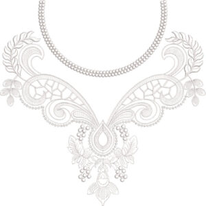 Beautiful Neck Embroidery Design
