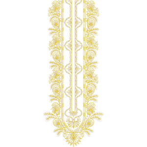 Unique Neck Embroidery Design