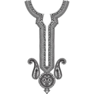 Neckline Embroidery Design