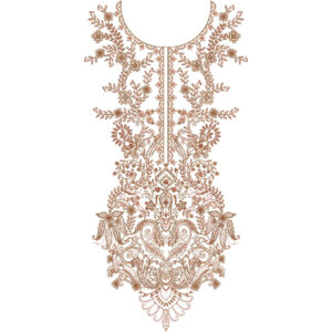 Neckline Embroidery Design