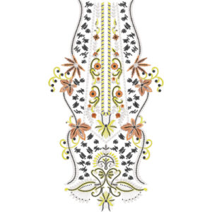 Simple Neck Embroidery Design
