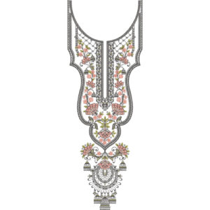 Simple Neck Embroidery Design