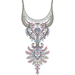 Neck Gala Embroidery Design