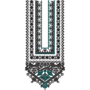 Neckline Embroidery Design