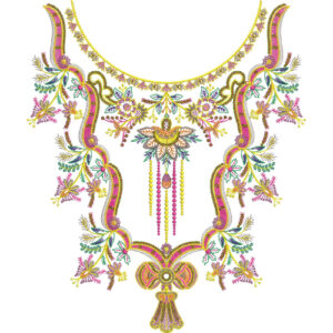 Neck Kurta Embroidery Design