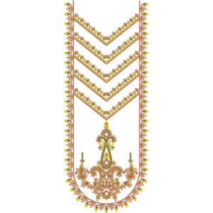 Beautiful Neck Embroidery Design