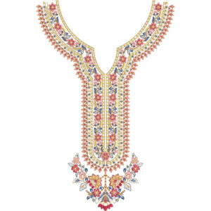 Neck Gala Embroidery Design