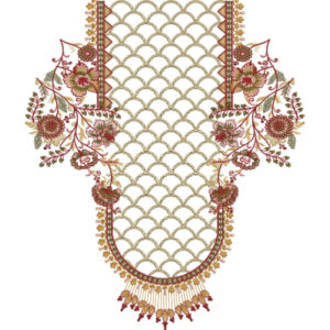 Beautiful Neck Embroidery Design
