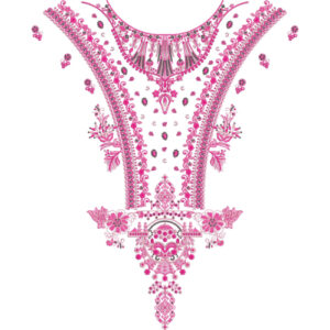Neckline Embroidery Design