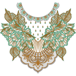 Neck Gala Embroidery Design