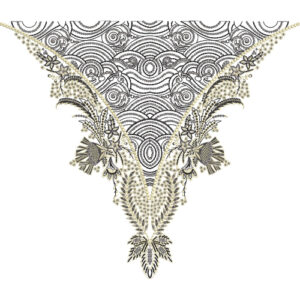 Neckline Embroidery Design
