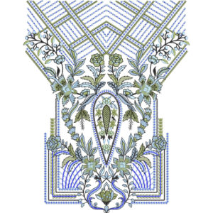 Neckline Embroidery Design