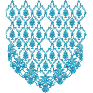 Unique Neck Embroidery Design