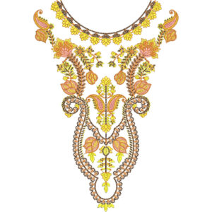 Simple Neck Embroidery Design