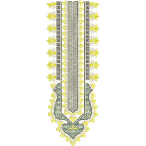 Unique Neck Embroidery Design