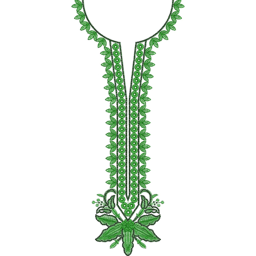 Neck Kurta Embroidery Design