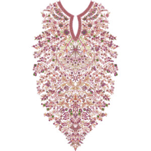 Unique Neck Embroidery Design