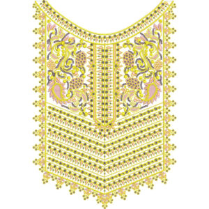 Beautiful Neck Embroidery Design