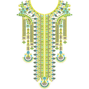 Beautiful Neck Embroidery Design