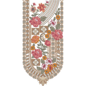 Neckline Embroidery Design