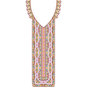 Simple Neck Embroidery Design