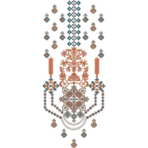 Neckline Embroidery Design