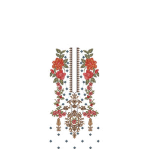 Beautiful Neck Embroidery Design