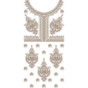 Unique Neck Embroidery Design