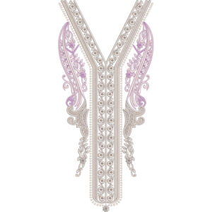 Neckline Embroidery Design