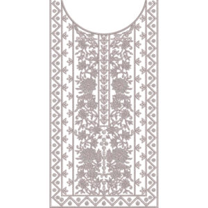 Unique Neck Embroidery Design