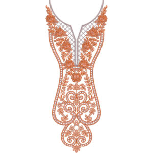 Beautiful Neck Embroidery Design