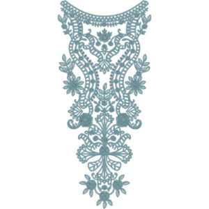 Unique Neck Embroidery Design