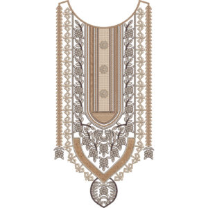 Neck Gala Embroidery Design