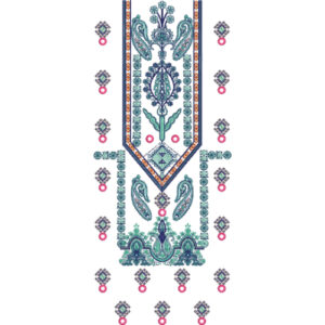 Neckline Embroidery Design