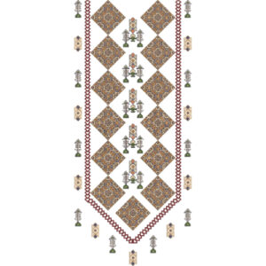 Neck Kurta Embroidery Design