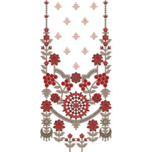 Neckline Embroidery Design