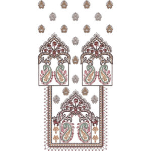 Neck Kurta Embroidery Design
