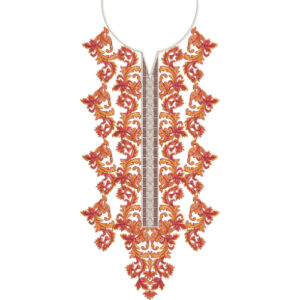Unique Neck Embroidery Design