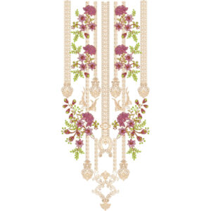 Unique Neck Embroidery Design