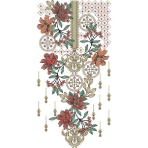 Beautiful Neck Embroidery Design