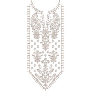 Unique Neck Embroidery Design