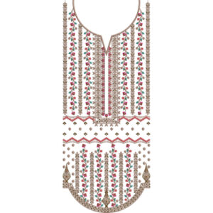 Unique Neck Embroidery Design