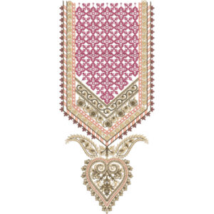 Unique Neck Embroidery Design
